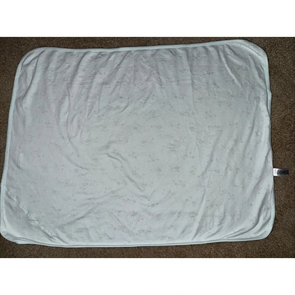 Baby Girl New Little Me Tag Along Blue & Pink Roses‎ Baby Blanket
